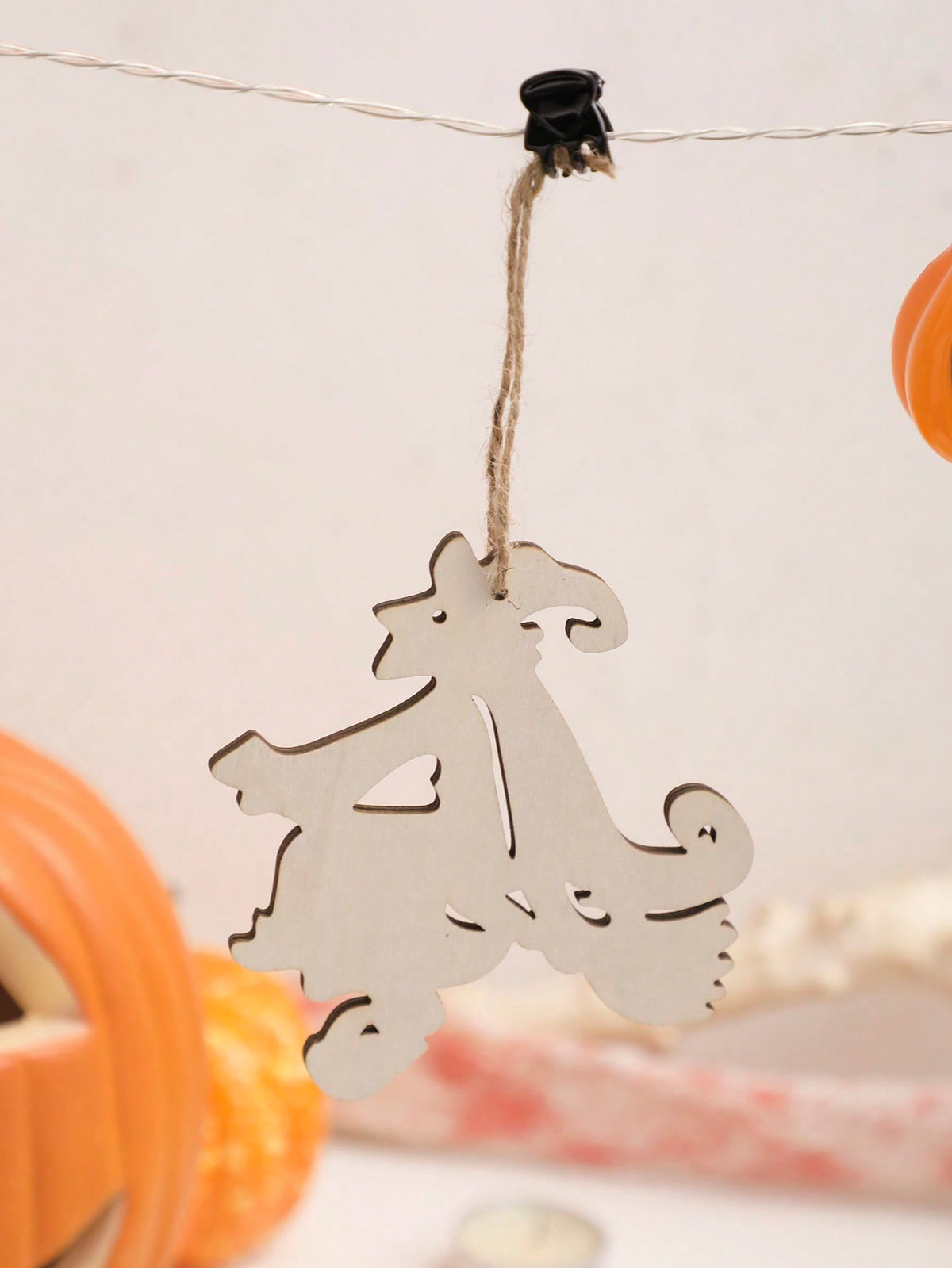witch ghost haunted house Halloween garland - photo 7