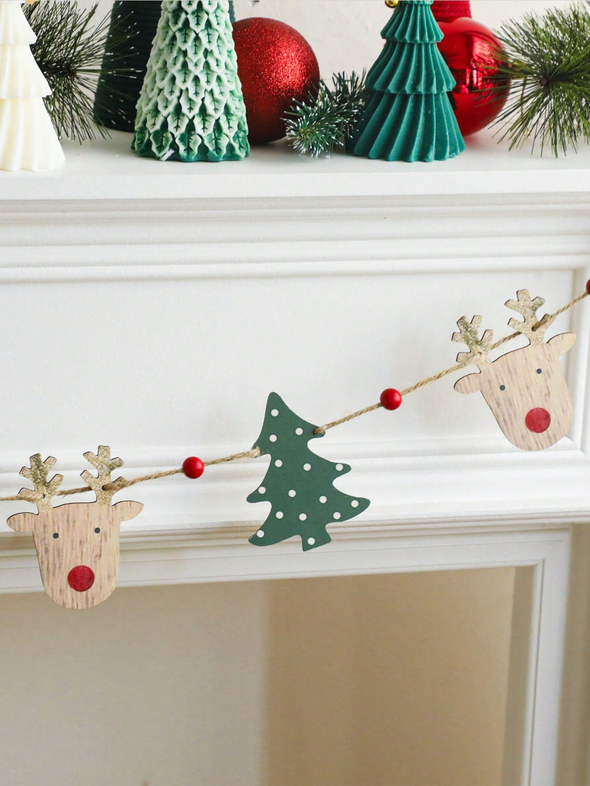 reindeer Christmas tree garland - photo 7