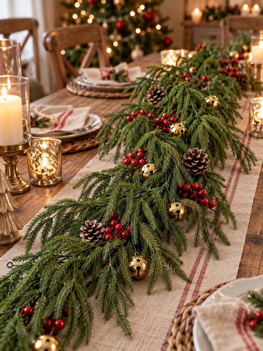 artificial pine Christmas garland - photo 7