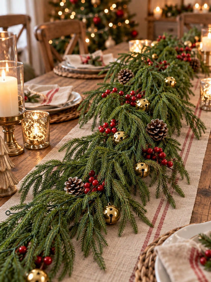 artificial pine Christmas garland - photo 7
