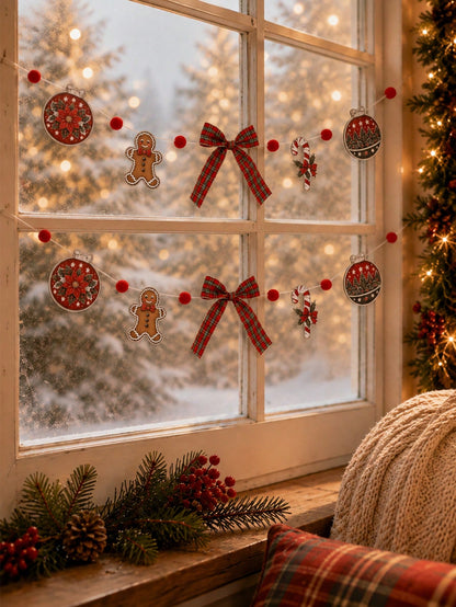 gingerbread candy cane garland - photo 7