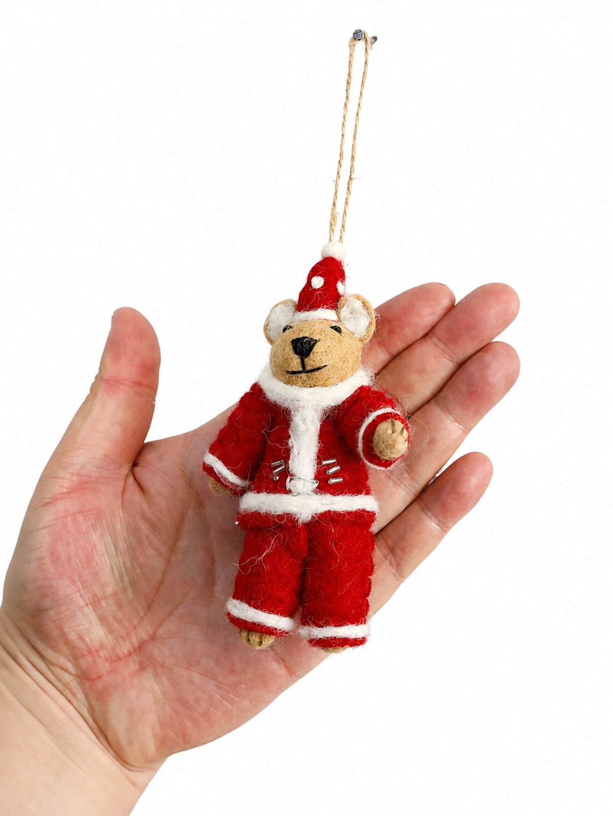 felted wool Christmas ornament - photo 7