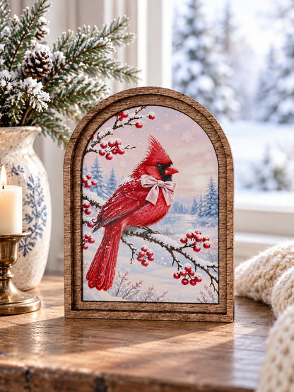 winter cardinal arch tabletop sign - photo 7