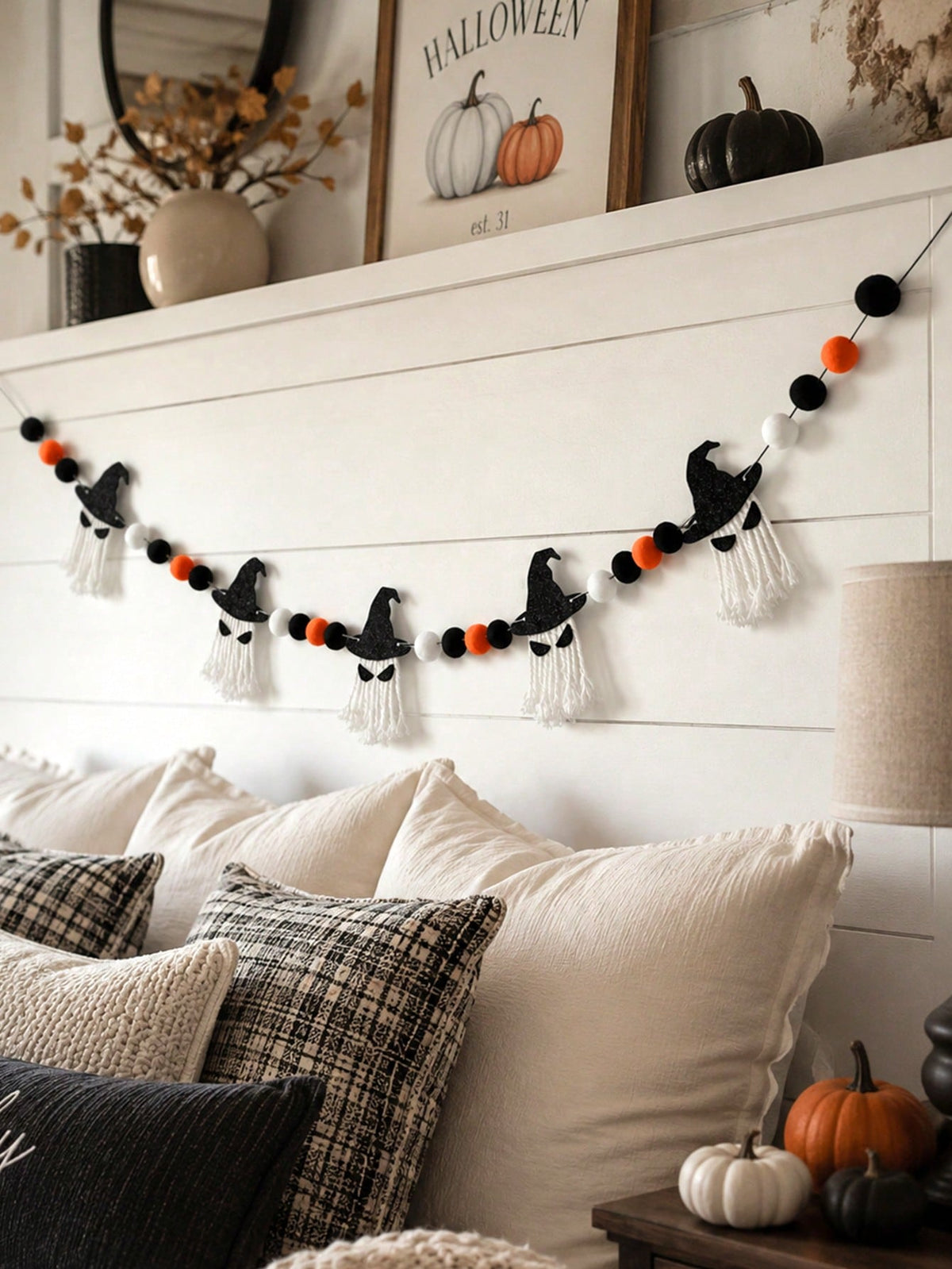 witch ghost Halloween banner - photo 6