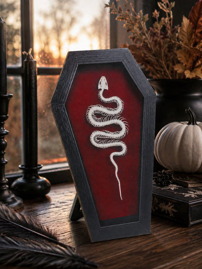 gothic snake coffin tabletop sign - photo 6