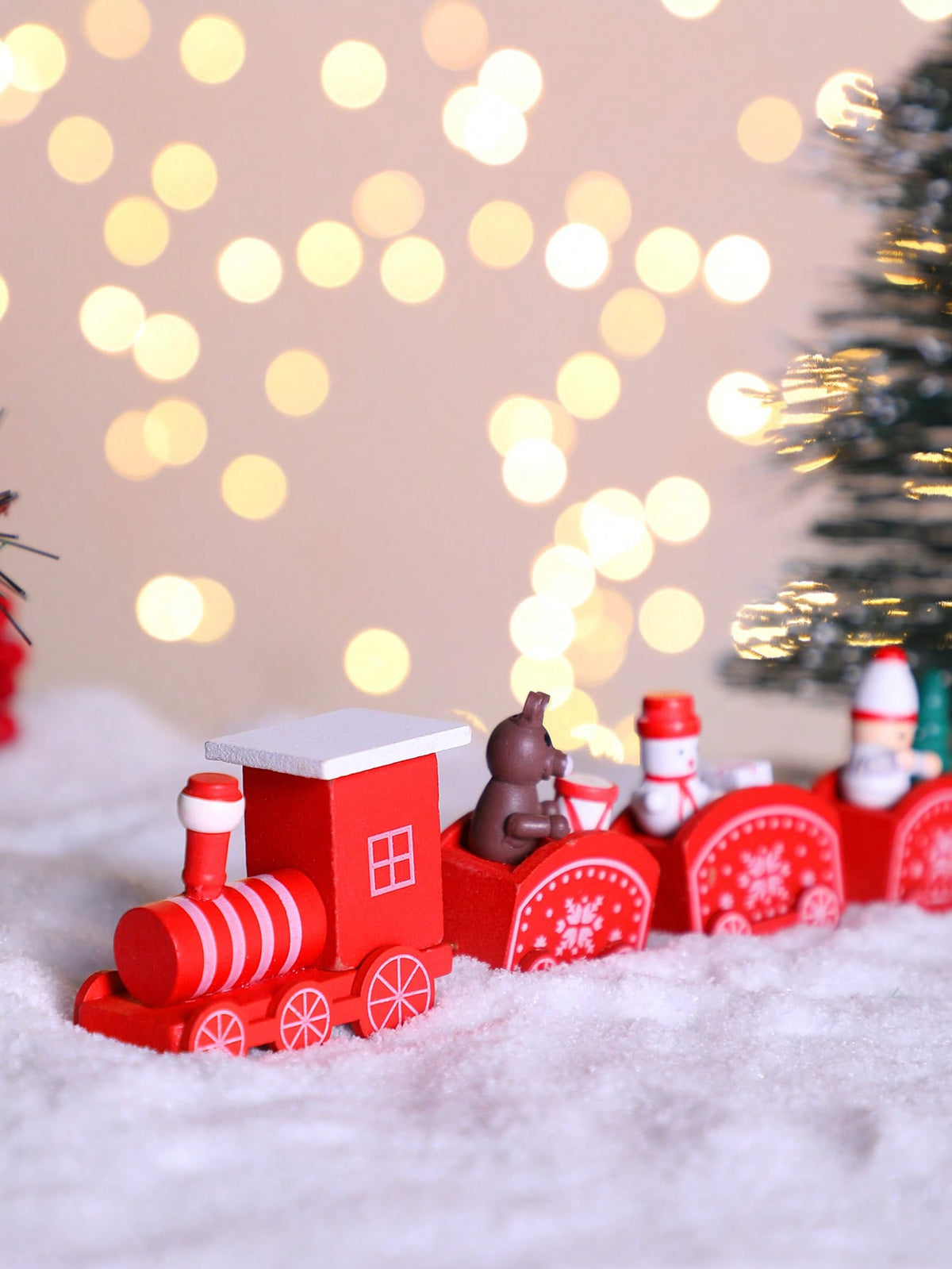 mini red Christmas train - photo 6