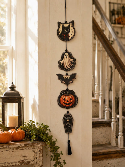 black cat ghost coffin hanging decor - photo 7