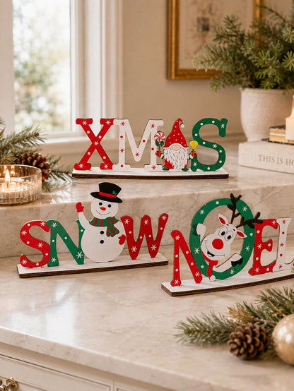 Christmas letter tabletop sign - photo 7