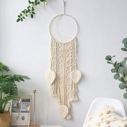 crescent moon macrame dream catcher - photo 6