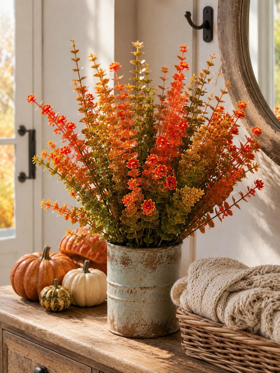 fall artificial flower bush - photo 7