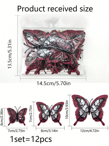 gothic butterfly wall stickers - photo 7