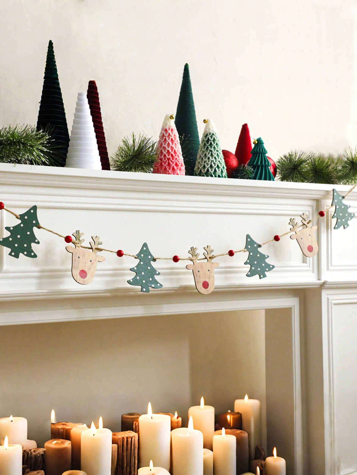 reindeer Christmas tree garland - photo 8