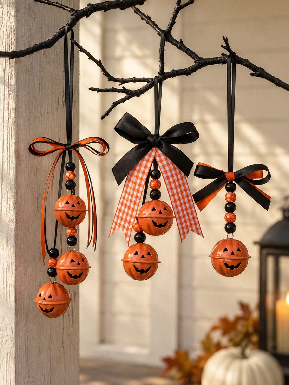 jack-o-lantern bell hanger - photo 6