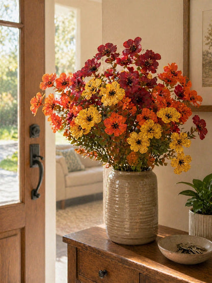 fall artificial wildflower bush - photo 7