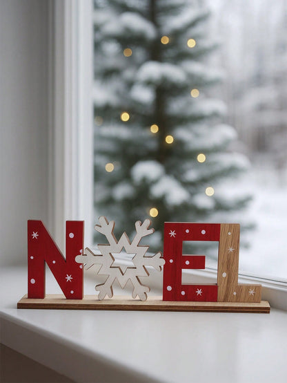 snowman letter tabletop sign - photo 7