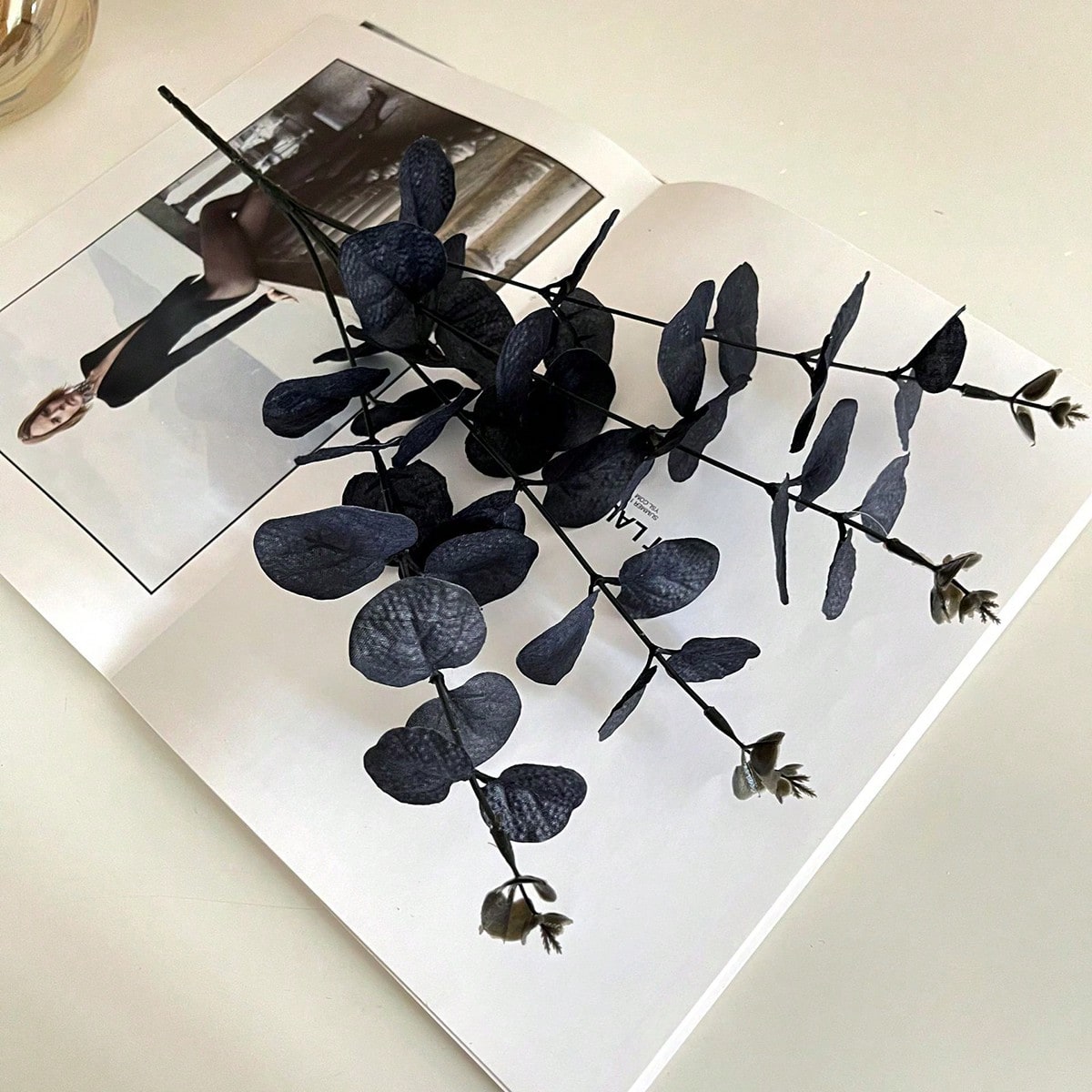 black eucalyptus artificial stems - photo 7