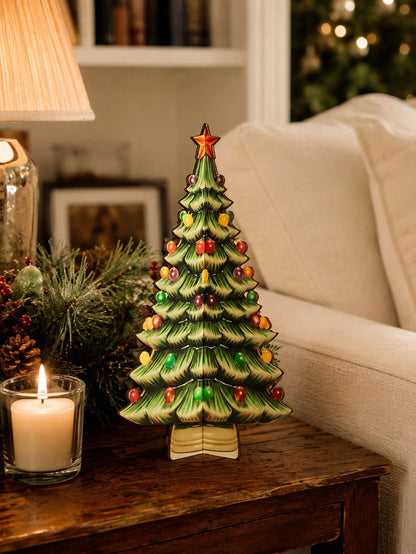 vintage ceramic look Christmas tree - photo 8