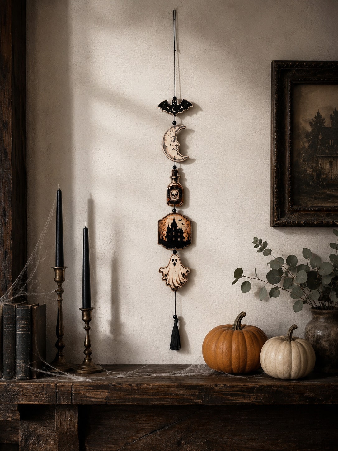 moon ghost potion Halloween hanging decor - photo 7