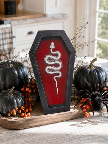 gothic snake coffin tabletop sign - photo 7
