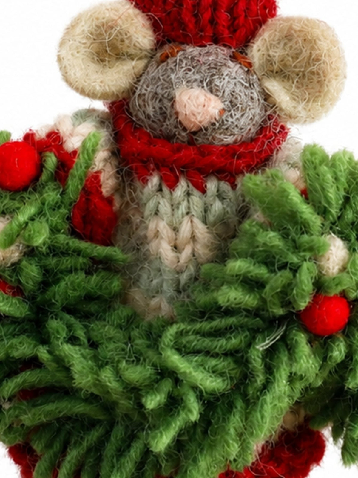 felted wool Christmas ornament - photo 8