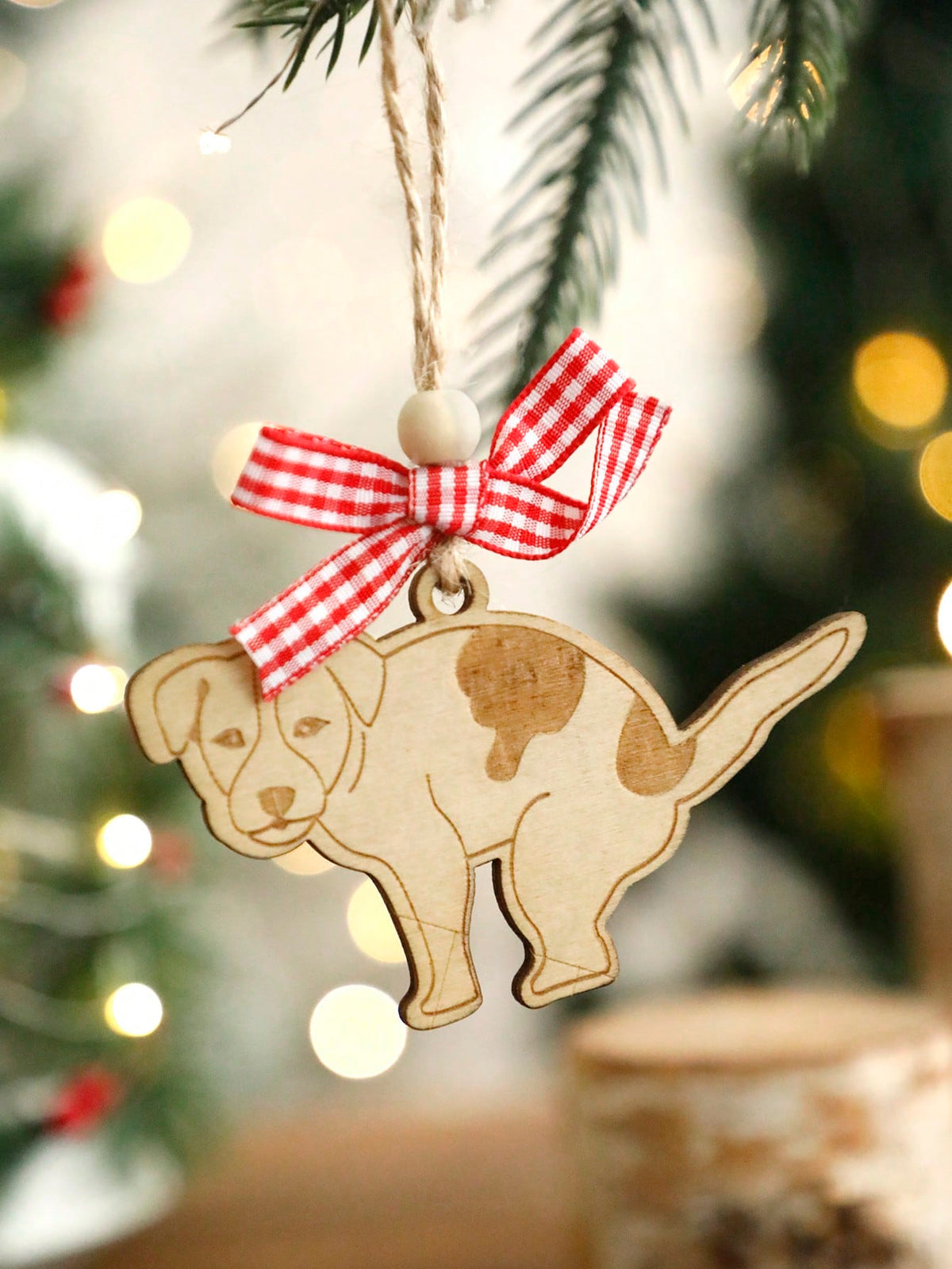 spotted puppy Christmas ornament - photo 7