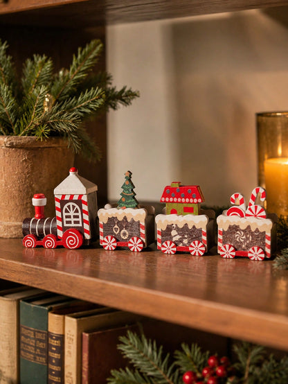 gingerbread Christmas train decor - photo 7