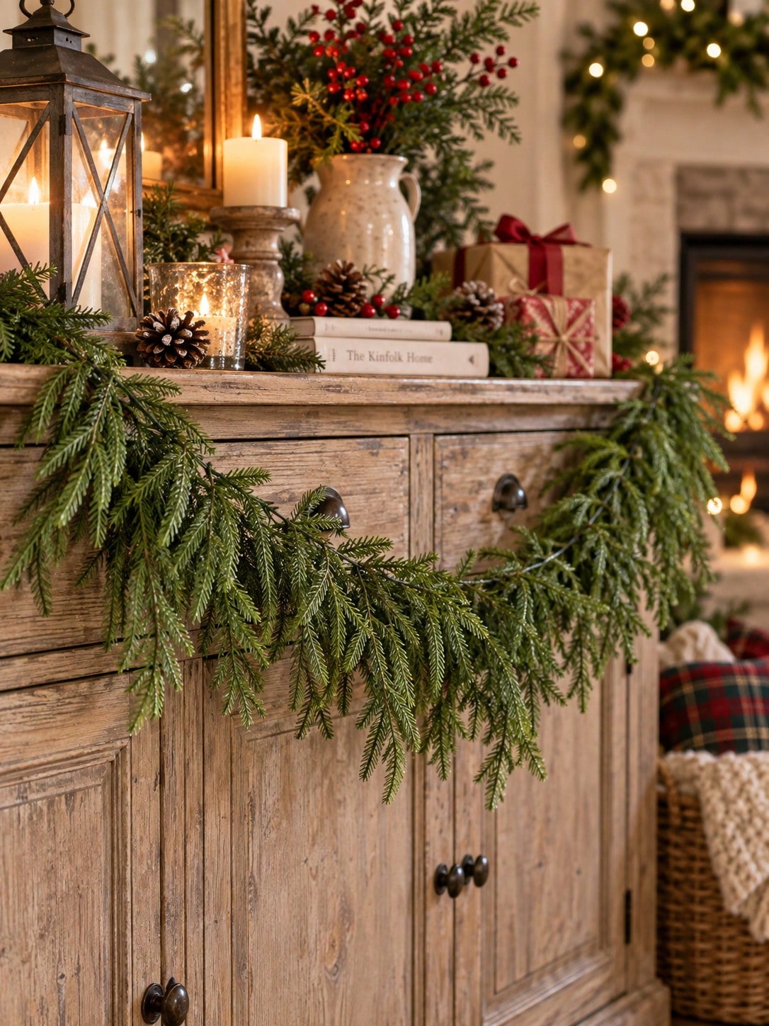 artificial pine Christmas garland - photo 8