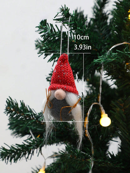 knit gnome Christmas ornament - photo 8