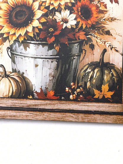 sunflower pumpkin arch sign - photo 7