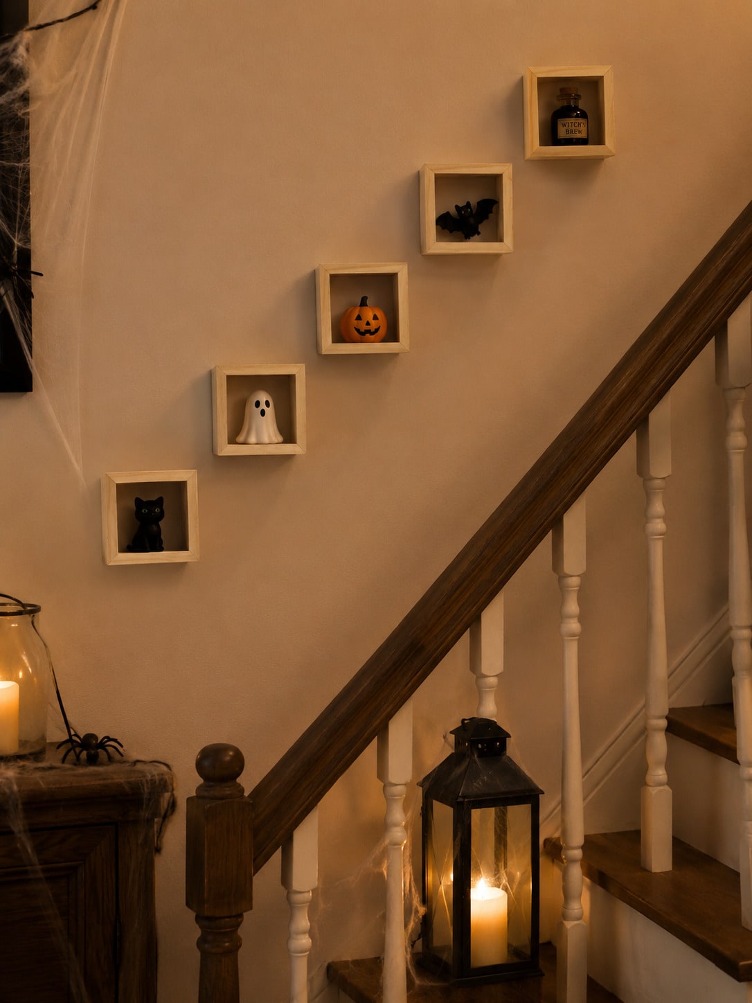 square wood shadow box shelf - photo 7