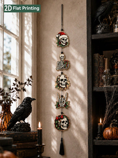 creepy Christmas skull hanging decor - photo 8