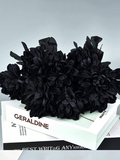 black dahlia artificial flower - photo 7