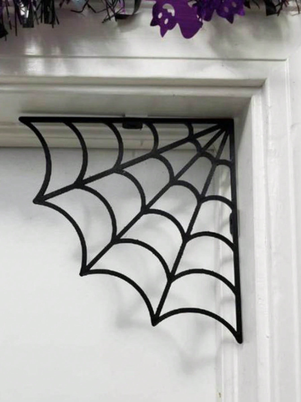 spider web door corner decor - photo 7