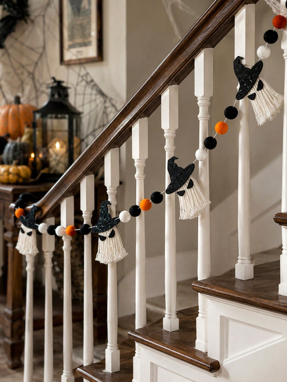 witch ghost Halloween banner - photo 7