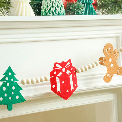 Christmas icons felt garland - photo 7