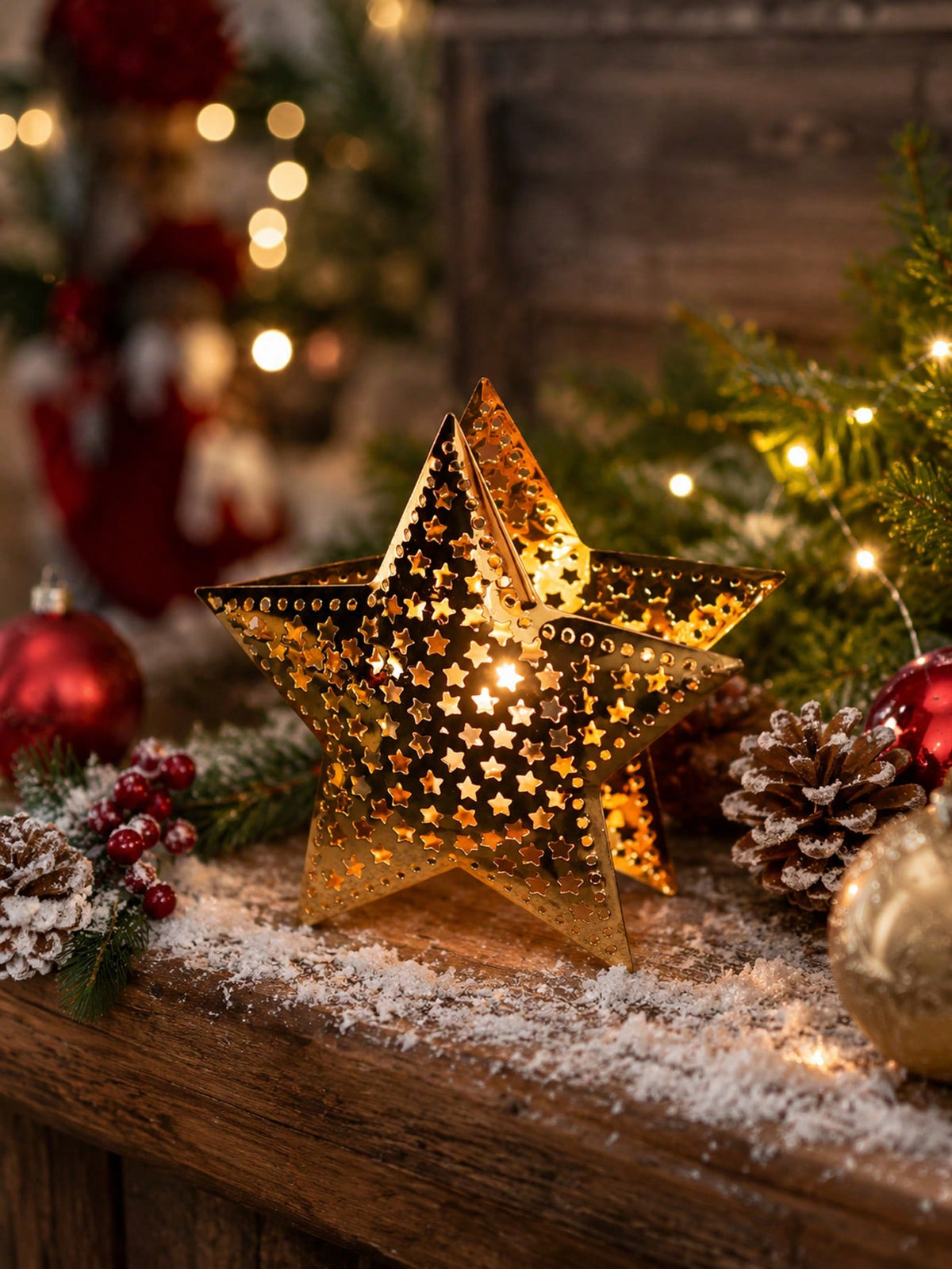 Christmas tea light holder - photo 7