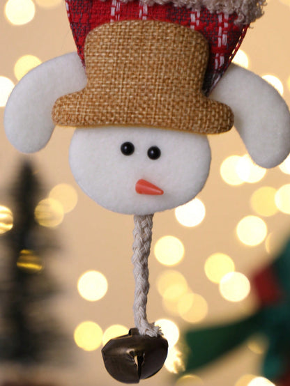 plush snowman Christmas ornament - photo 7