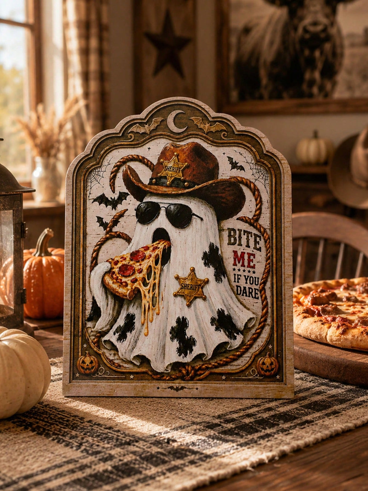 western ghost pizza arch sign - photo 8
