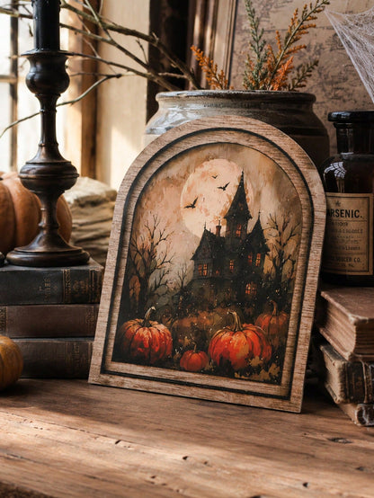 haunted house arch tabletop sign - photo 8