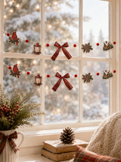 cardinal lantern Christmas garland - photo 8