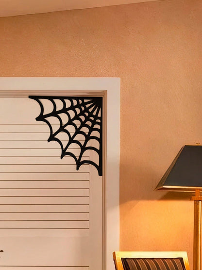 spider web door corner decor - photo 8