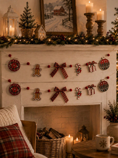gingerbread candy cane garland - photo 9