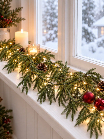artificial pine Christmas garland - photo 9