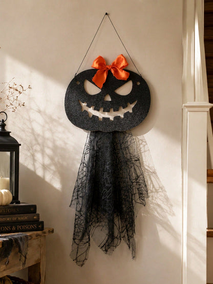 jack-o-lantern door hanger - photo 8