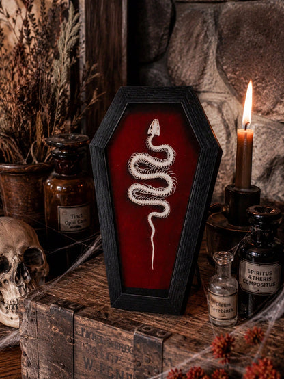 gothic snake coffin tabletop sign - photo 8
