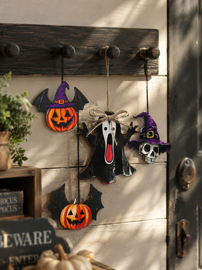 skull pumpkin ghost hanging ornaments - photo 8