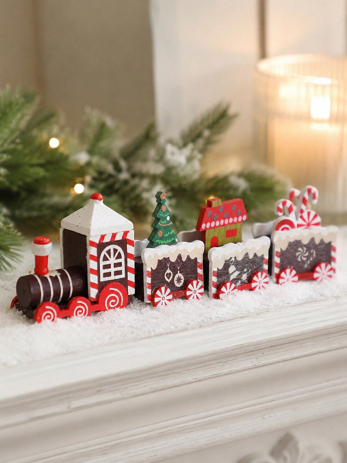 gingerbread Christmas train decor - photo 8