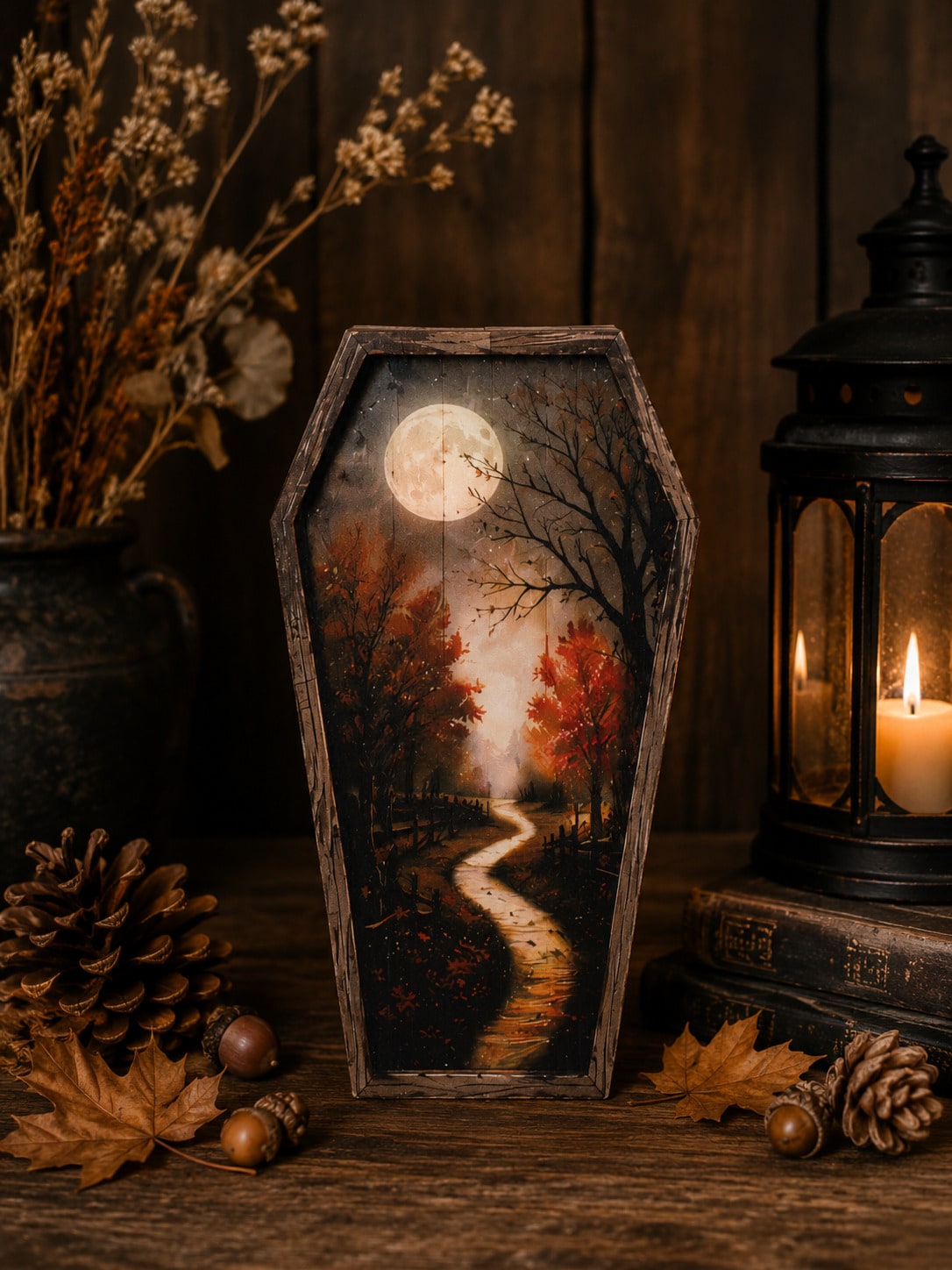 full moon coffin tabletop sign - photo 8