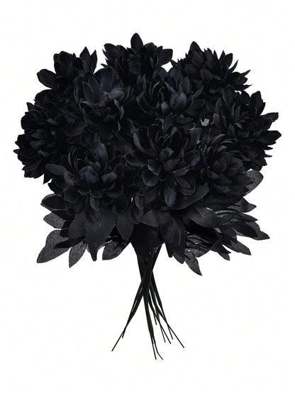 black dahlia artificial flower - photo 8