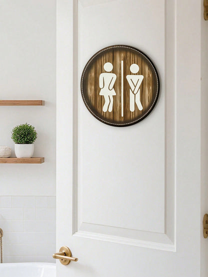 gothic restroom sign - photo 7